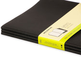 Schrift Moleskine 190x250mm blc 240pag zwart 3st - afbeelding 2