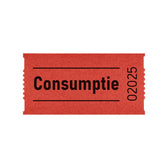 Consumptiebon Combicraft 57x30mm 2zijdig rd 2x1000 - afbeelding 2