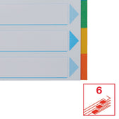 Tabbladen Esselte Stand A4 6dlg karton 11r ass - afbeelding 4