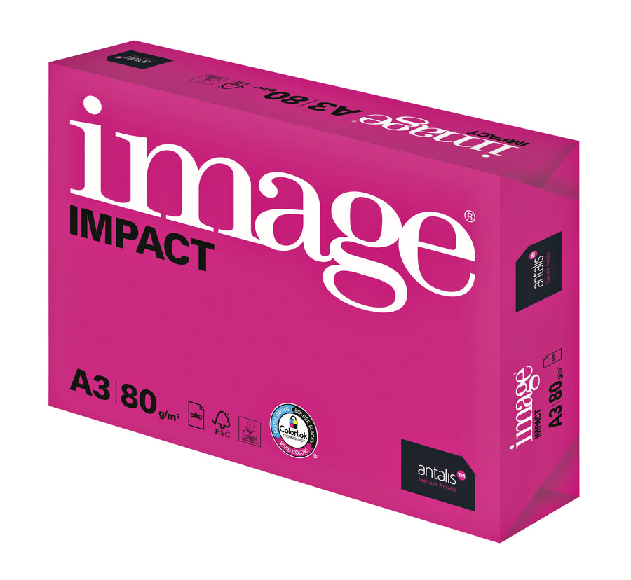Kopieerpapier Image Impact A3 80gr wit