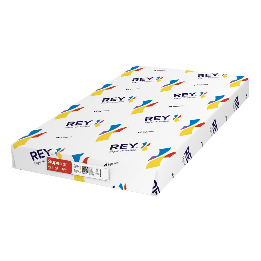 Kopieerpapier Rey Superior A3 80gr wit