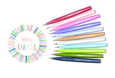 Brushpen Pentel Sign SES15C pastel assorti - afbeelding 3