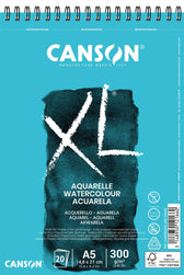 Aquarelpapier Canson XL 20vel 300gr A5 wit