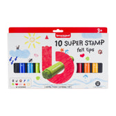 Stempel Bruynzeel Kids Super Stamp set 10 kleuren