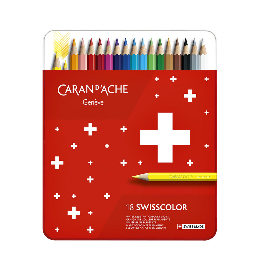 Kleurpotloden Caran d Ache Swisscolor 18 stuks ass