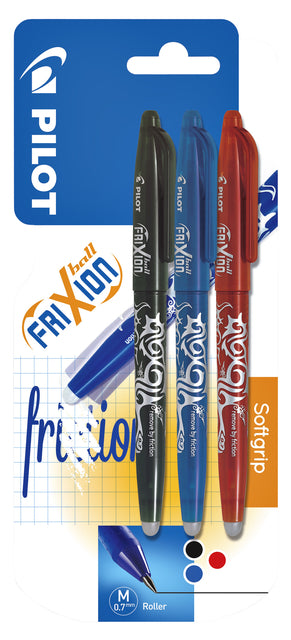 Rollerpen PILOT friXion BL-FR7 M 3st assorti