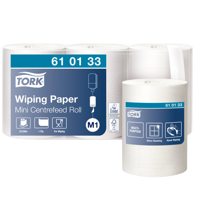 Poetspapier Tork M1 Advanced 1laags 120m 610133