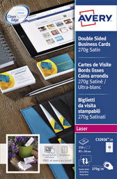 Visitekaart Avery C32026 2-zijdig 85x54 100 stuks - afbeelding 4