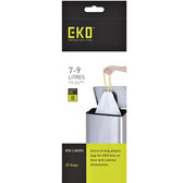 Afvalzak EKO MDPE type B trekb 40x45cm 7-9L wit - afbeelding 3