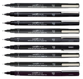 Fineliner Uni-ball Pin brush F zwart - afbeelding 3