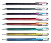 Gelschrijver Pentel K110 Dual M metallic 48st ass - afbeelding 2