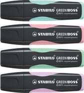 Markeerstift STABILO GREEN BOSS 6070/4 4st pa ass - afbeelding 4