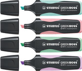 Markeerstift STABILO GREEN BOSS 6070/4 4st pa ass - afbeelding 5