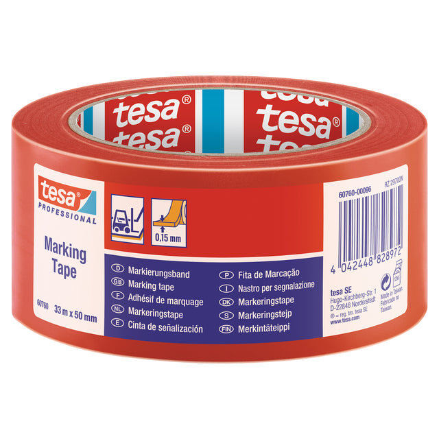 Markeringstape tesa Prof 60760 PV1 50mmx33m rd