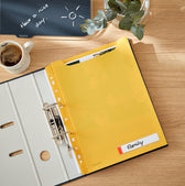 U-map Leitz Cosy harmonica A4 perforatie PP geel - afbeelding 4