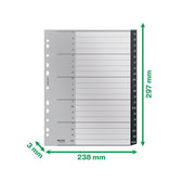 TABBLAD LEITZ RECYCLE A4 A-Z EXTRA BREED PP - afbeelding 3
