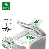 Papiervernietiger Leitz IQ Small Office 100 4x28mm - afbeelding 6
