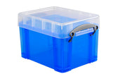 Opbergbox RU 3ltr 245x180x160mm transp blauw