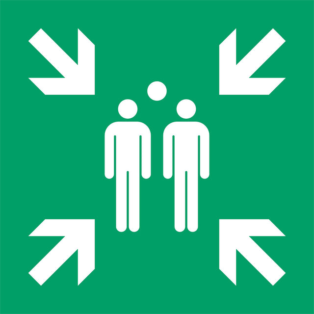 Pictogram Djois Verzamelplaats 300x300mm gn