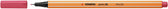 Fineliner STABILO point 88/49 F aardbeienrood