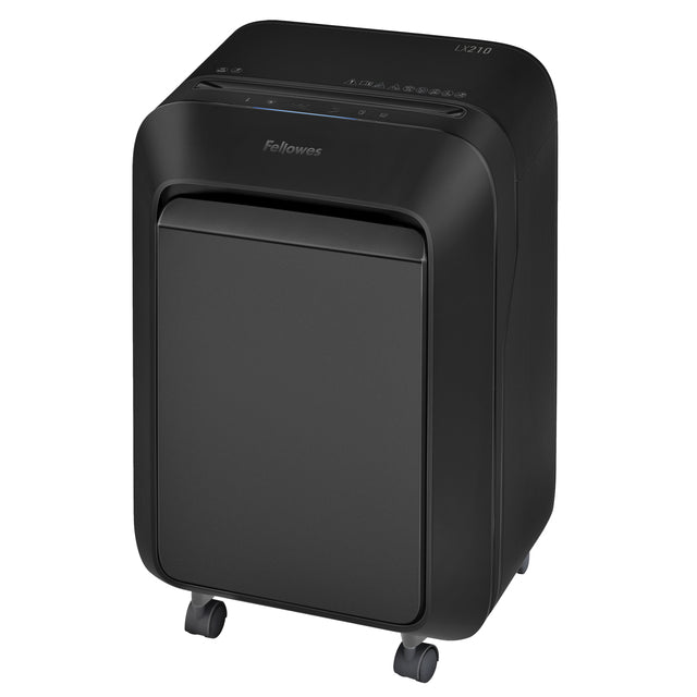Papiervernietiger Fellowes LX210 4x12mm zwart