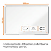 Whiteboard Nobo Premium Plus 60x90cm emaille - afbeelding 4