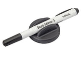 Whiteboardwisser MAUL met stift zwart magnetisch