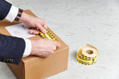 Etiket Rillprint fragile geel - afbeelding 4