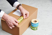 Etiket Rillprint heavy groen - afbeelding 3