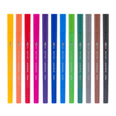 Fineliner Brush pen Bruynzeel set 12 kleuren - afbeelding 3
