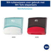 Reinigingsdoek Tork W4 gevouwen wit 530179 - afbeelding 4