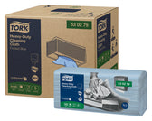 Reinigingsdoek Tork W4 gevouwen blauw 530279 - afbeelding 4