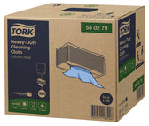Reinigingsdoek Tork W4 gevouwen blauw 530279 - afbeelding 5