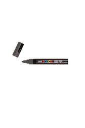 Paintmarker Uni POSCA PC5M M diepgrijs - afbeelding 3