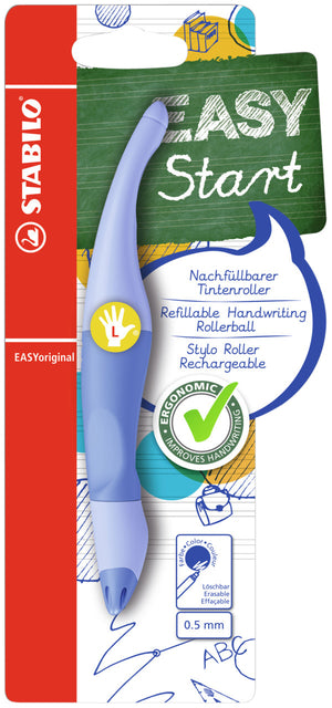 Rollerpen STABILO Easyoriginal links M pa blauw