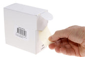 Etiket Rillprint 35mm 500st op rol wit - afbeelding 4