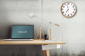 Wandklok Unilux Baltic hout wit - afbeelding 7