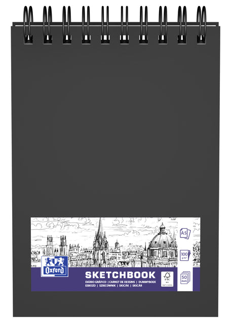Schetsboek Oxford A5 50 vel spiraal