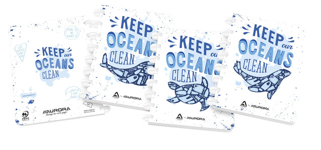 Schrift Adoc Ocean Waste Plastics A4 5x5mm 144pag