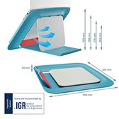 Laptopstandaard Leitz Ergo Cosy blauw - afbeelding 4
