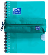 Pennenetui Oxford rechthoek turquoise - afbeelding 4