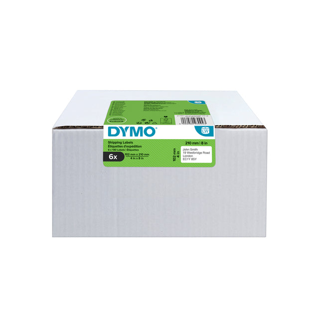 Etiket Dymo LabelWriter 5XL verzend 102x210 6st