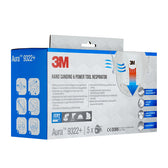 Stofmasker 3M Aura 9322+ FFP2 ventiel 5st - afbeelding 4