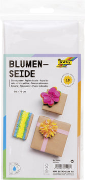 Zijdevloeipapier Folia 50x70cm 20gr nr00 wit 10vel