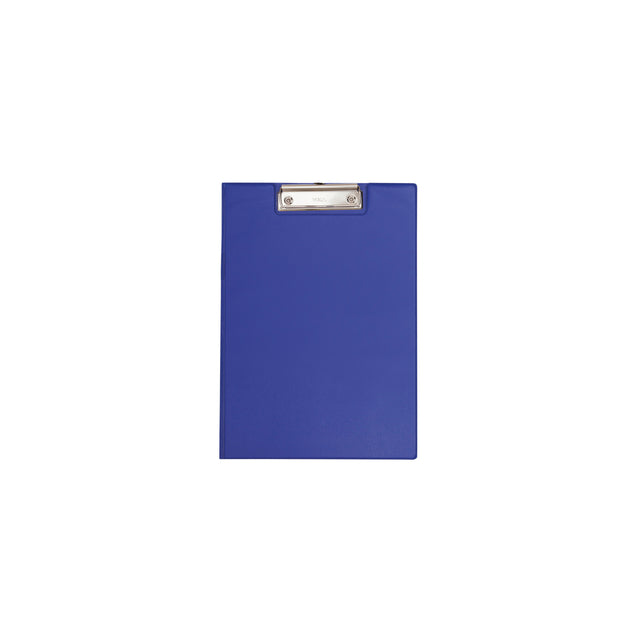 Klembordmap MAUL poly A4 staand PP-folie blauw