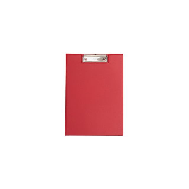 Klembordmap MAUL poly A4 staand PP-folie rood