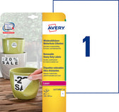Etiket Avery L4775REV-20 210x297mm wit 20stuks - afbeelding 4