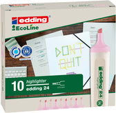 Markeerstift edding 24 Eco 2-5mm pastel roze - afbeelding 6