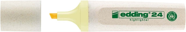 Markeerstift edding 24 Eco 2-5mm pastel geel