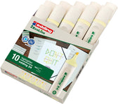 Markeerstift edding 24 Eco 2-5mm pastel geel - afbeelding 5